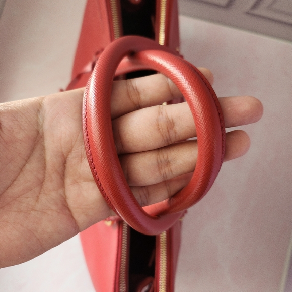 Prada Saffiano Hot Pink Purse AUTHENTIC - Picture 8 of 16